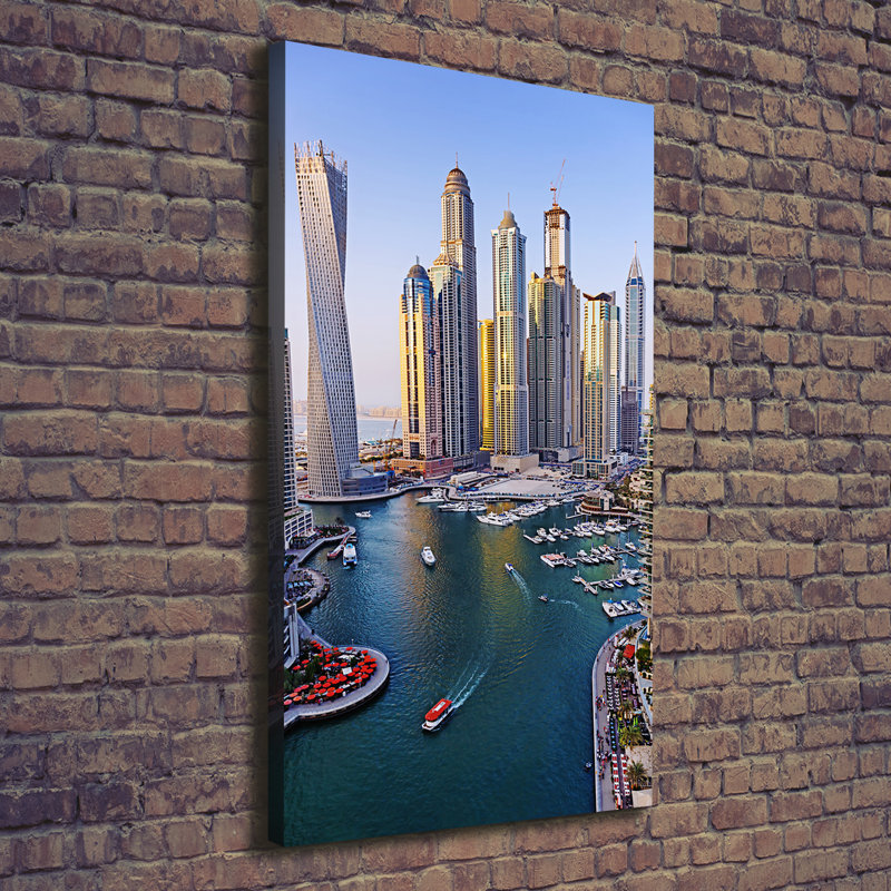 Bay Of Dubai - Wrapped Canvas Print