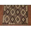 Tapis géométrique en laine brun Kilim 5 x 7