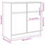 Sideboard With Drawer 80X34x76 Cm Engineered Wood-1128591418