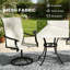 Ensemble de 2 chaises d'extérieur, chaises pivotantes-1512564529