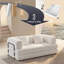 Canapé modulaire confortable, velours côtelé moelleux, convertible pour un usage domestique
