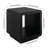 Lonni 20" Wide Square Side Table in Black Grain-117546232