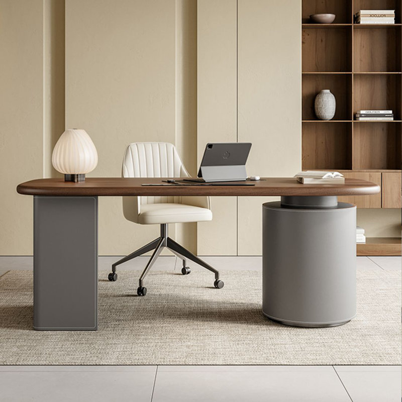 Bureau moderne et simple avec tiroirs, Retour à gauche, 29,5 po H x 70,8 po L x 27,5 po P