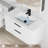 Sharee Wall Mounted Single Bathroom Vanity Set With Sink Top, Zinc Alloy Faucet And Drain, Floating Cabinet With Soft-close Drawers-779144750-779144751