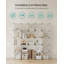 16 Pair Stackable Shoe Storage Cabinet