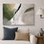 Abstrait vert beige, composition minimale, photos de salon contemporain, impression sur toile encadrée-126092615-126092612