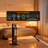 Black Freestanding Electric Heater - 12H Timer, Remote Control & Overheat Protection for Indoor Use