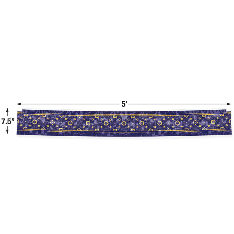 Bannière à franges métalliques Ramadan