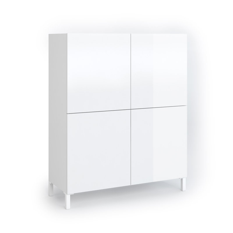 Daekwan 228.6cm Sideboard, White/Calacatta