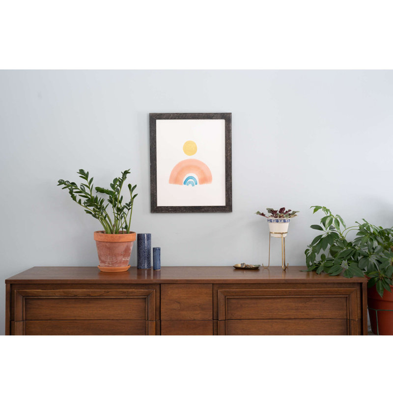 Cadre photo simple Bianca-Maria, 20 po x 28 po, Espresso brun