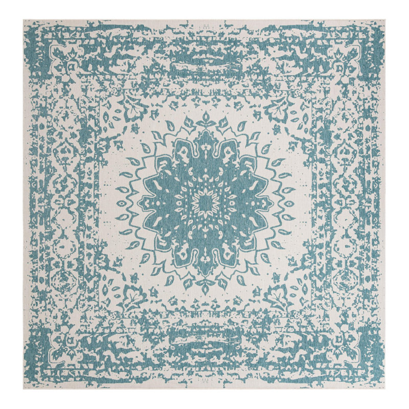 Tapis laminé orné, Carré 12 pi