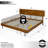 Laboy Solid Wood Bed Frame with Headboard, Solid Wood Platform Bed 800 lbs Capacity, No Box Spring Needed, Non-Slip Noise-Free, 5 Years Warranty-1357548837-1357548835