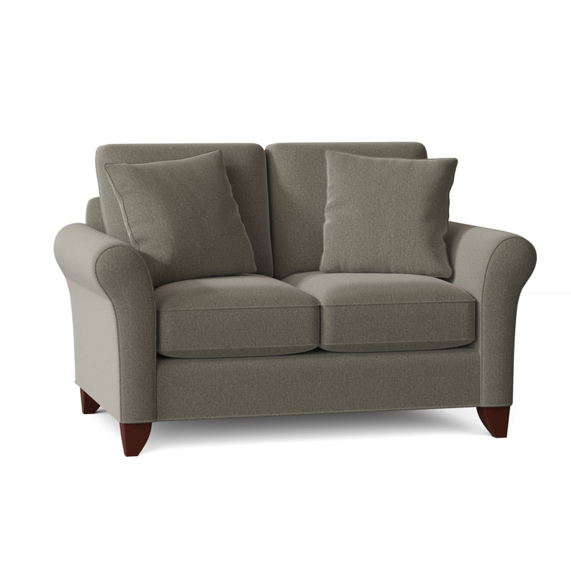 Almada Loveseat, Craftwood 16 Gray Performance Chenille, Manhattan, No