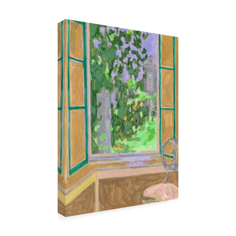 Art mural sur toile tendue - Melissa Wang "A siège pour printemps II", décoration murale pour le salon, la chambre à coucher ou le bureau - 24 x 32
