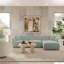 Canapé modulaire en velours côtelé 4 pièces Tov Furniture-1695301939