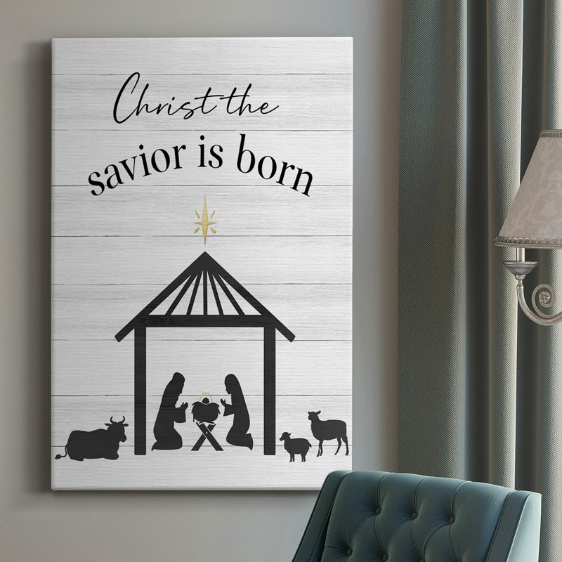 The Savior Is Born " The Savior Is Born ", 60" H x 40" W x 1" D