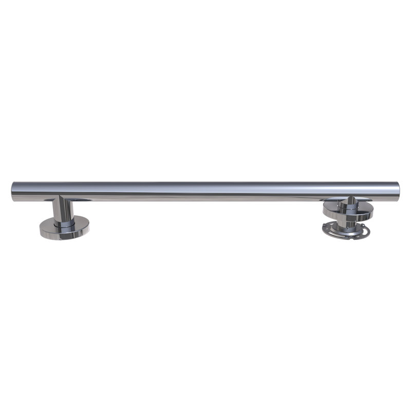 Infinity Designer Grab Bar, 3.5" H x 24" L x 1.25" D, Polished Chrome