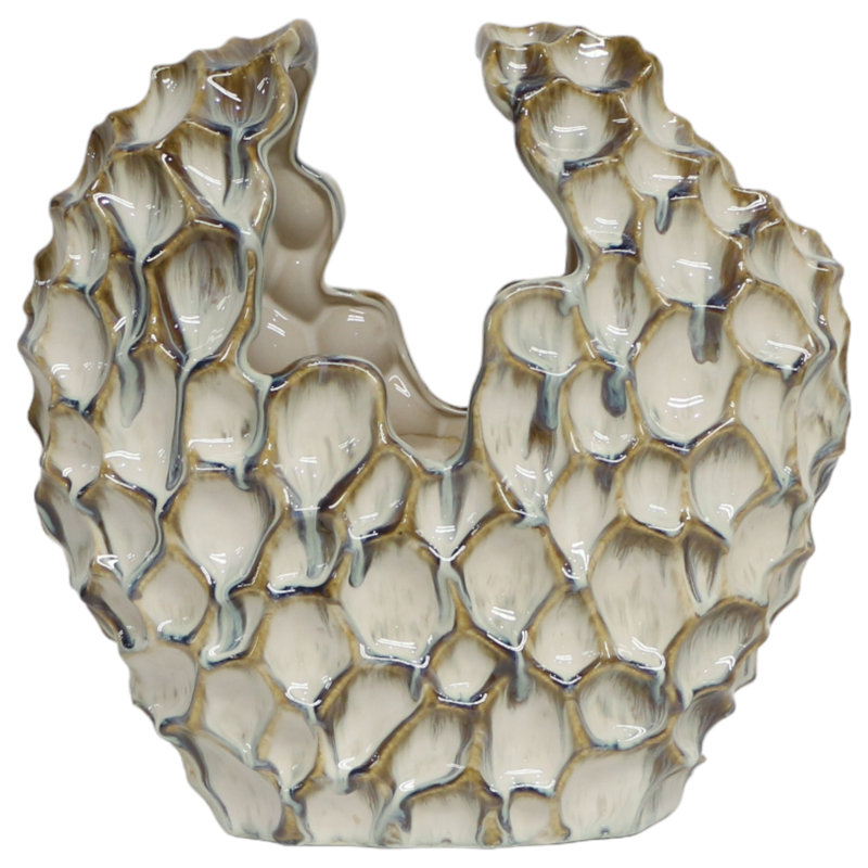 Vase en céramique 13 "Decorah