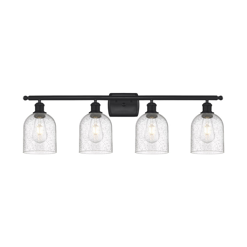 Anacaren 4 - Light Dimmable Vanity Light, Seedy, Matte Black