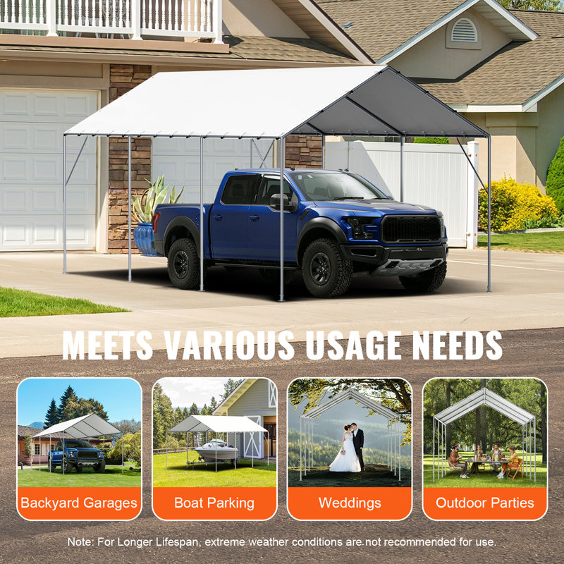 VEVOR White Polyester Replacement Canopy