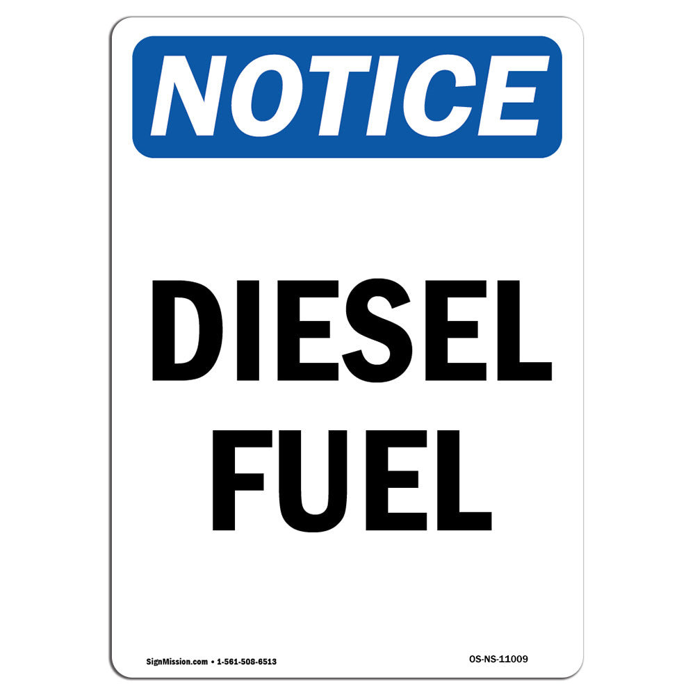 SignMission Osha Notice - Diesel Fuel Sign | Wayfair