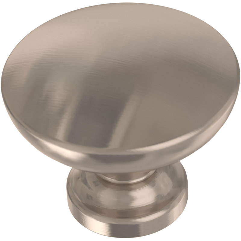 Fulton Round Knob, Satin Nickel