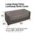 Khalil Water-Resistant Deep Seated Patio Loveseat Cover-26518368