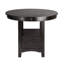 Table de salle à manger à hauteur de comptoir 1Pc avec rallonge et base de rangement-1829877343