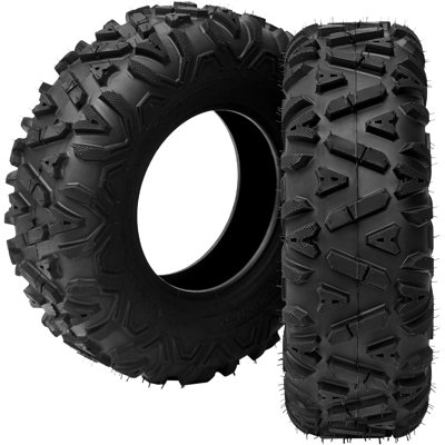 Ensemble de 2 pneus tout-terrain VTT / UTV 26x9-12，6PR Tubeless, Deep Step, AT26X9-12-6PR TL LANCER
