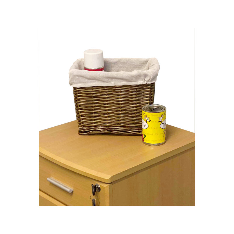 Zeiger Wicker Storage Bin, Brown