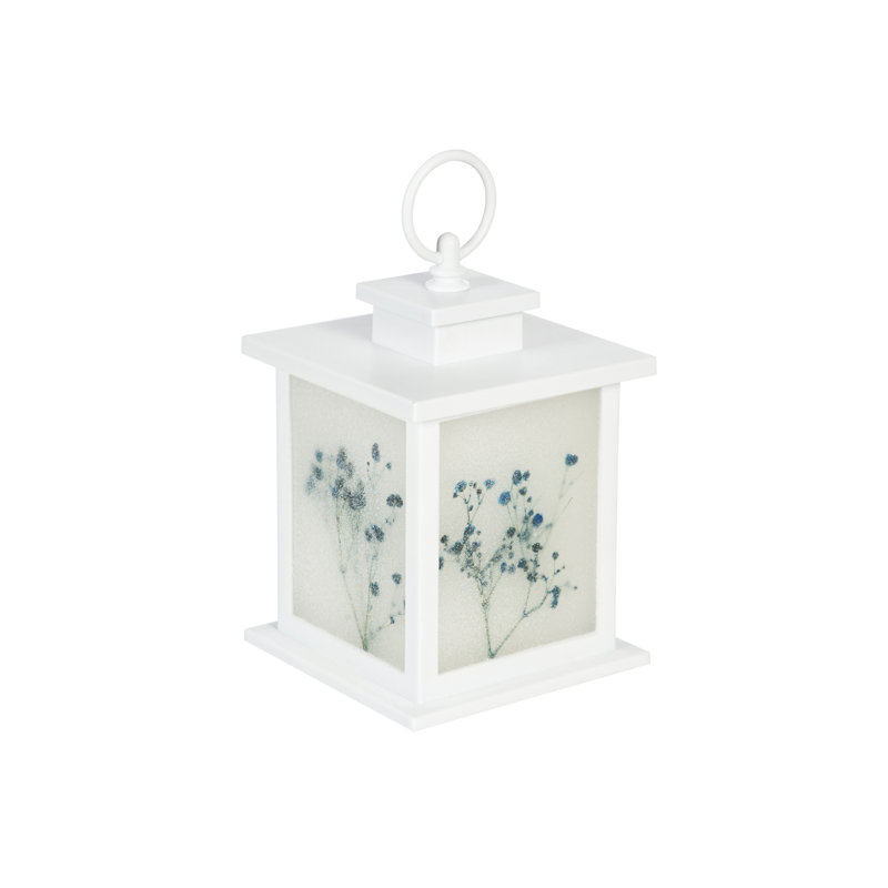 Ensemble 2 pièces de lanterne de table en métal avec bougies inclus