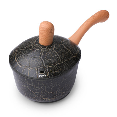 Casserole en titane antiadhésive avec couvercle (2,8 pte) DEORS Bionic Turtle