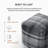 Guinda 18' Dark Gray Upholstered Pouf Ottoman-593120213