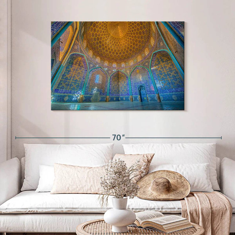 Adella Inside Sheikh Lotfollah Mosque, 30" H x 45" W