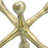 Modern Abstract Aluminum Decorative Object - Unique Geometric Metal Accent Sculpture for Contemporary Decor-16966826-100826322