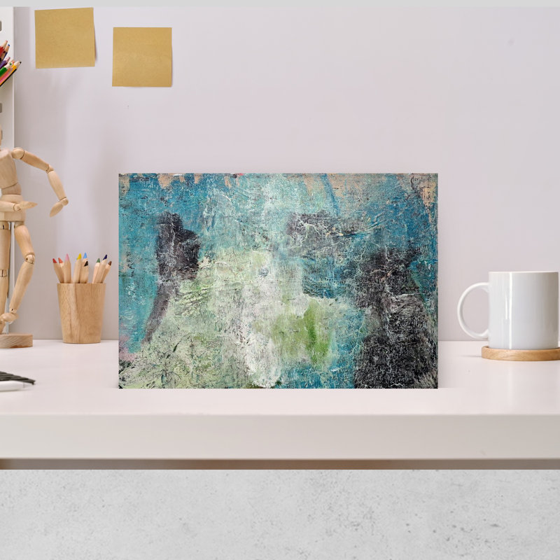 Ombre, art mural contemporain abstrait, H 12 po x l 18 po