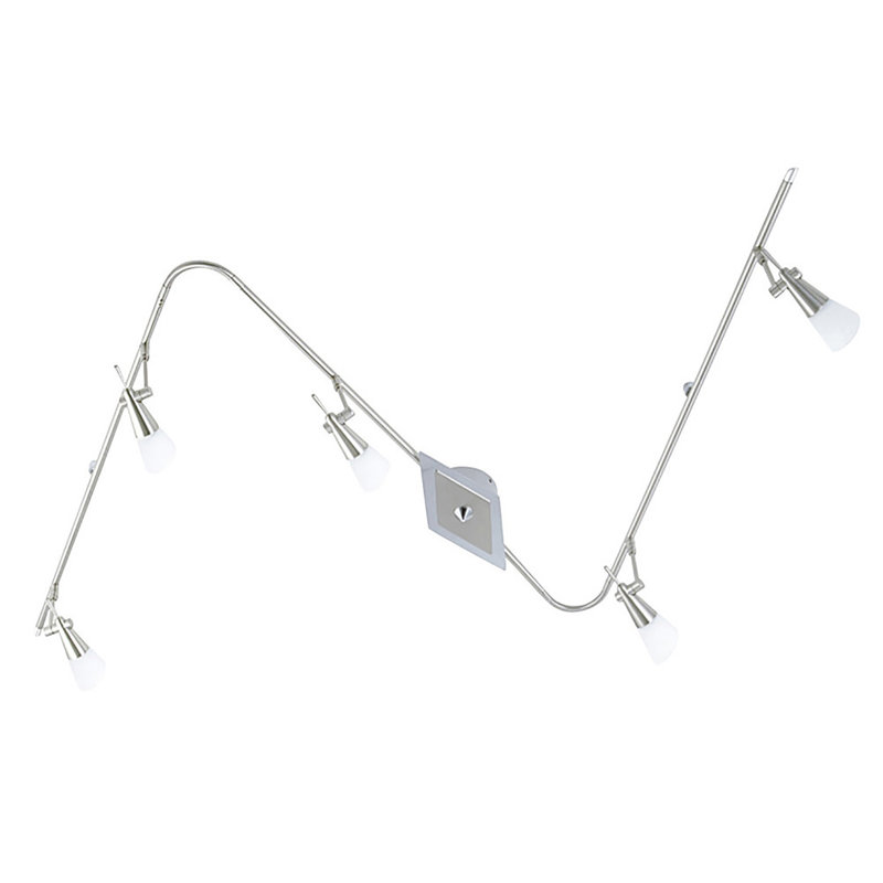 Witten Glass Spotlight, 5 Light