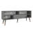 Modern TV Stand with 1 Door and 4 Shelves with Cable Management-106743922