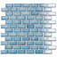 Hudson Subway White 11-3/4" x 12" Porcelain Mosaic Tile-1993407081