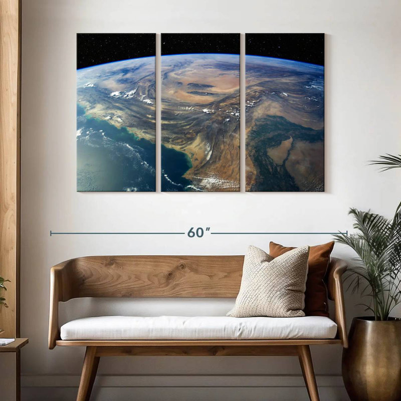 Oberle Earth, 32" H x 50" W