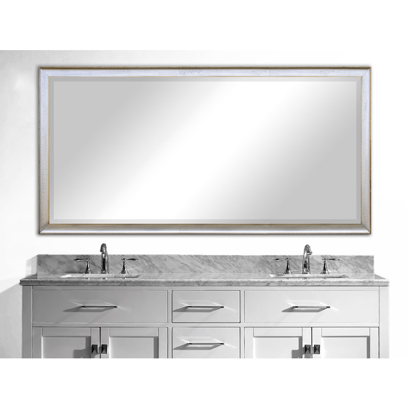 Miroir de salle de bain Riles, Argent / or