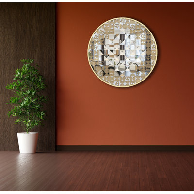 Engineered Wood Flat Wall Mirror