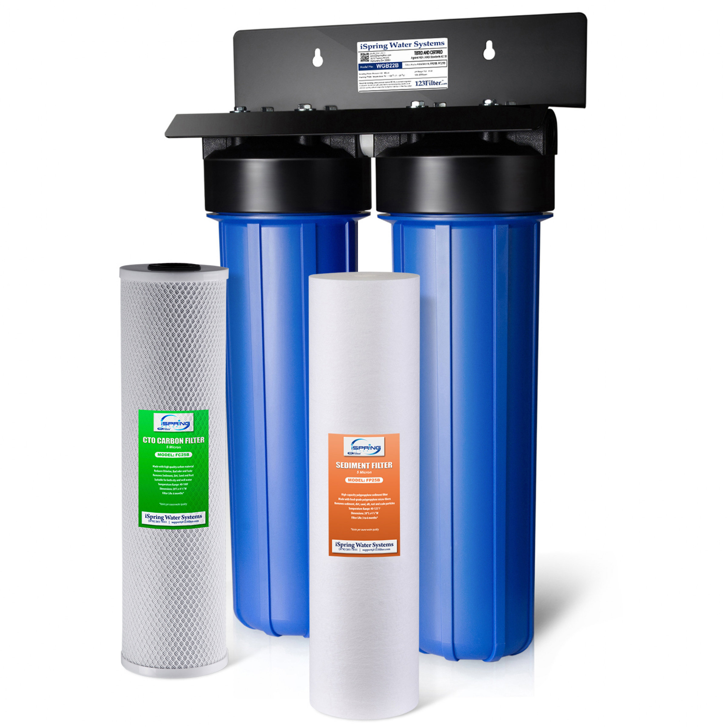 iSpring Water Systems iSpring 2Stage Whole House Water Filtration ...