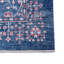 Chenille de coton bleue à motif floral antidérapant kilim-258869481