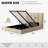 Upholstered Tufted Linen Platform Bed With Lift-Up Storage And Reinforced Slat Support-1854453958-1854233122