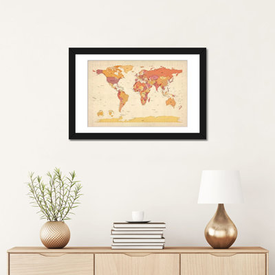 " Map Of The World VII " by Michael Tompsett