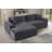 Anquantae 2-Piece Oversized Sectional Chaise Sofa with Comfy Deep Seat-1177513784-1170590835