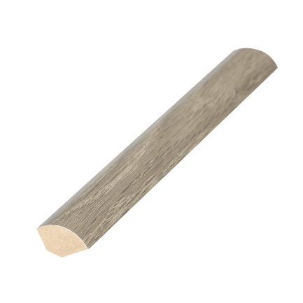 Oak Quarter Round, Light Gray