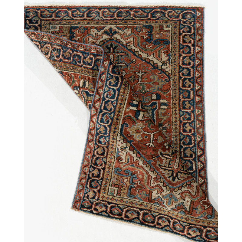 One-of-a-Kind Rectangle 3' X 4'4" Hand Knotted Area Rug