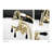 Kingston Brass Duchess Three-Handle 2-Hole Tub Wall Mount Clawfoot Tub Faucet with Hand Shower-17921903